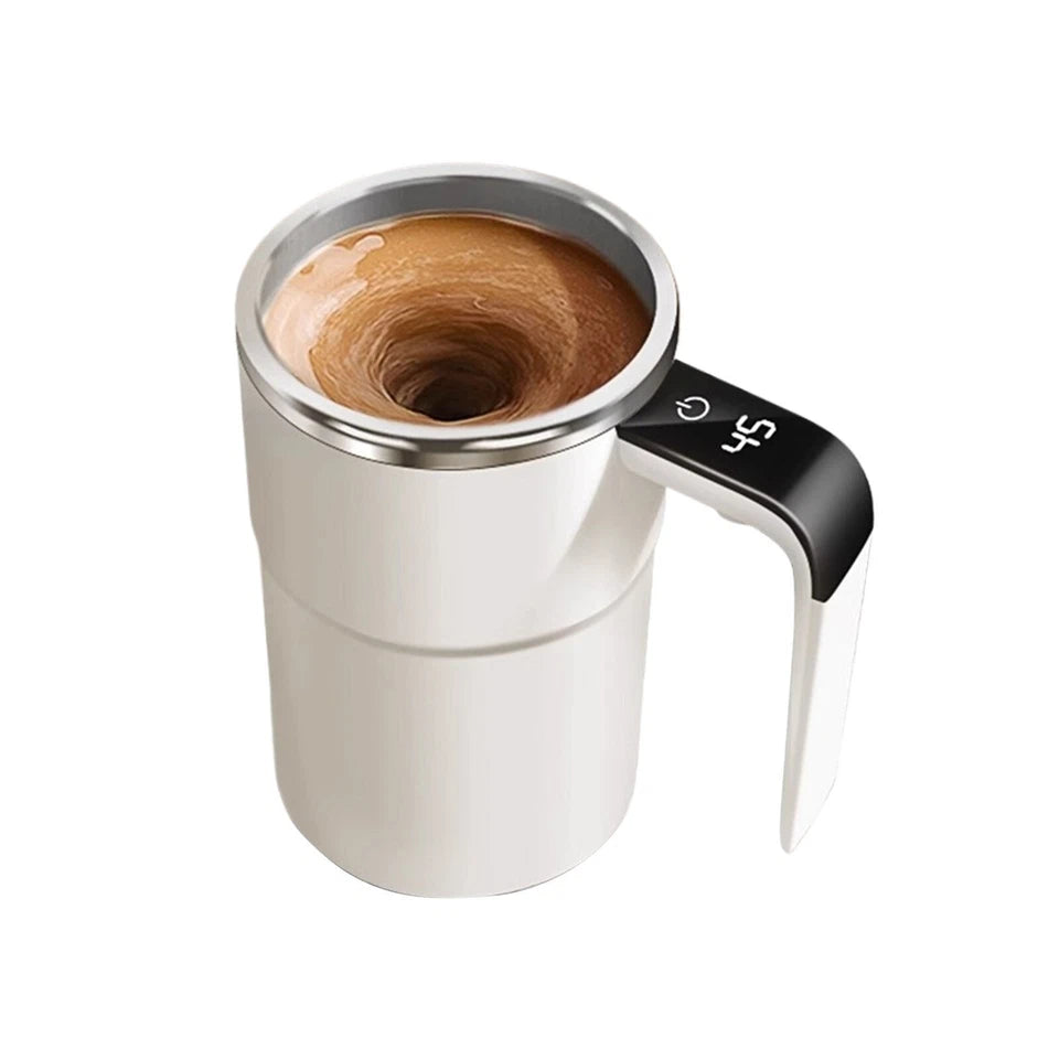 Automatic Magnetic Electric Self Stirring Mug Cup Mixing Coffee Milk Tea Beer